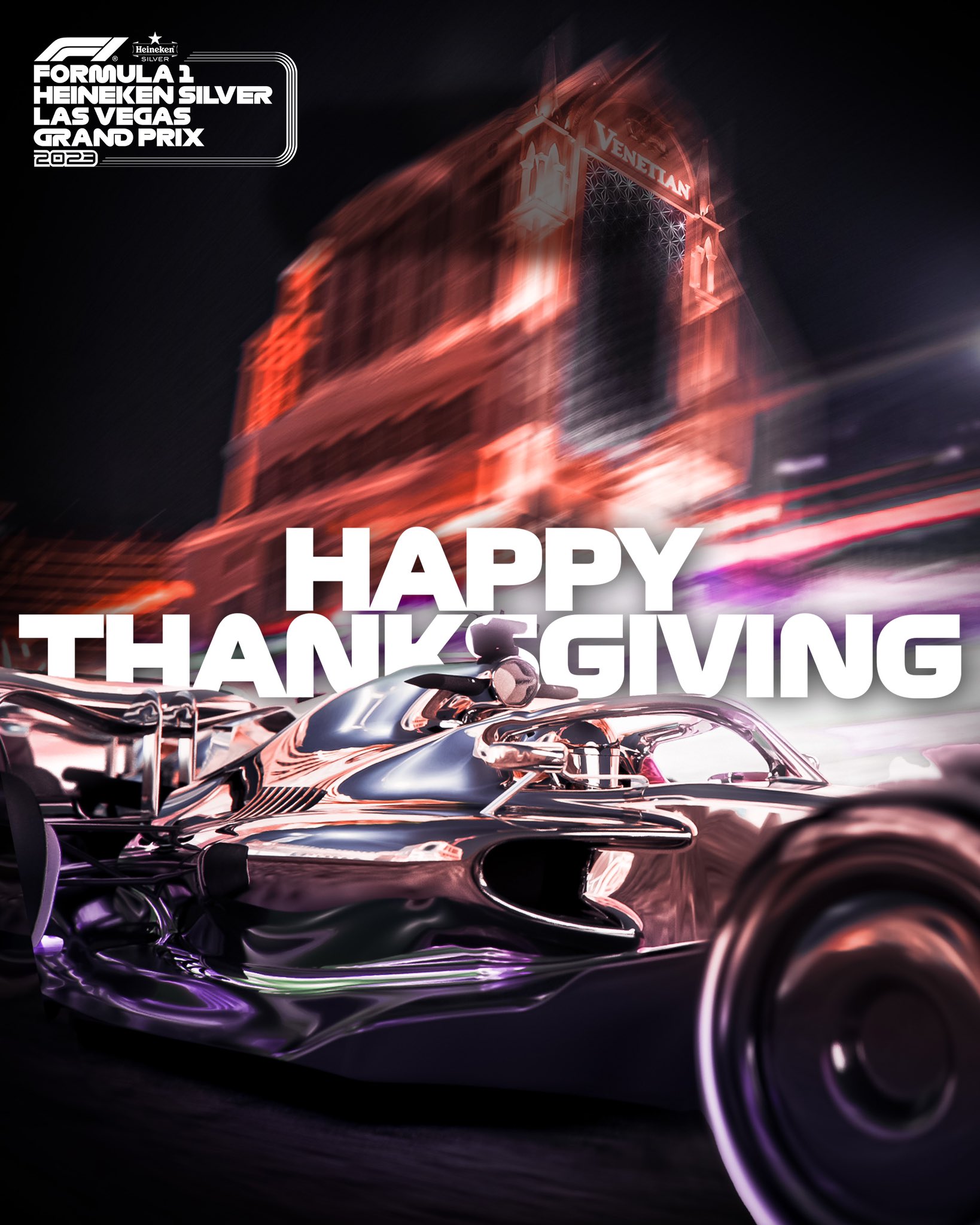 F1 Las Vegas on X: Activate: Feast Mode. Happy Thanksgiving, race