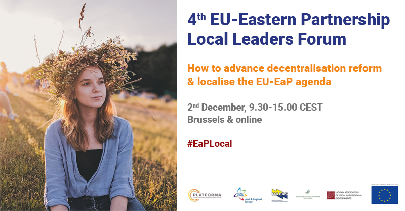 ‼️Don't miss!

4⃣th EU-Eastern Partnership Local Leaders Forum

“How to advance decentralisation reform &amp; localise the #EU-#EaP agenda”

🗓️2 December, 9.30-15.00
📍Brussels &amp; online

By <a href="/LPSBrux/">LALRG in Europe and world/LPS Eiropā un pasaulē</a> ALAL <a href="/nalas_eu/">NALAS</a> &amp; <a href="/Platforma4Dev/">PLATFORMA</a> 

Register now docs.google.com/forms/d/1kZiXi…

#EaPLocal