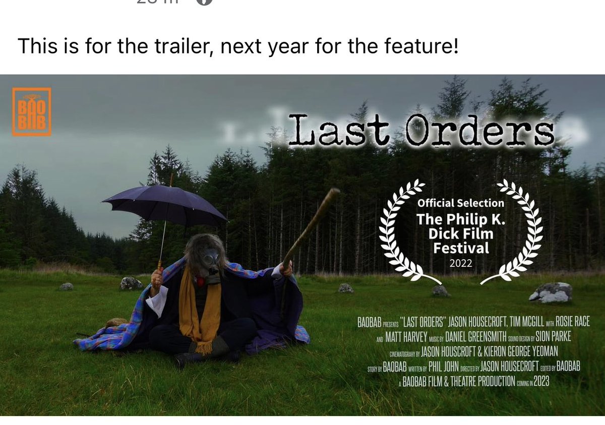 philjohn76's tweet photo. Here’s to this year’s selection thankyou @PhilipKDickFest @BaobabDevon #supportindiefilm #devonfilm https://t.co/9M7in3F33n