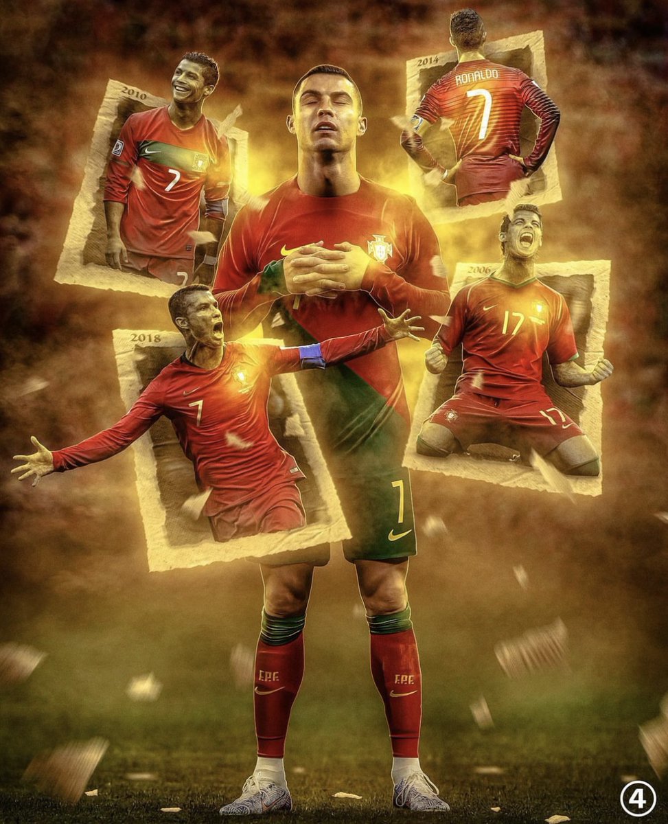 A GOAL IN 5️⃣ DIFFERENT WORLD CUPS 🇵🇹⭐️