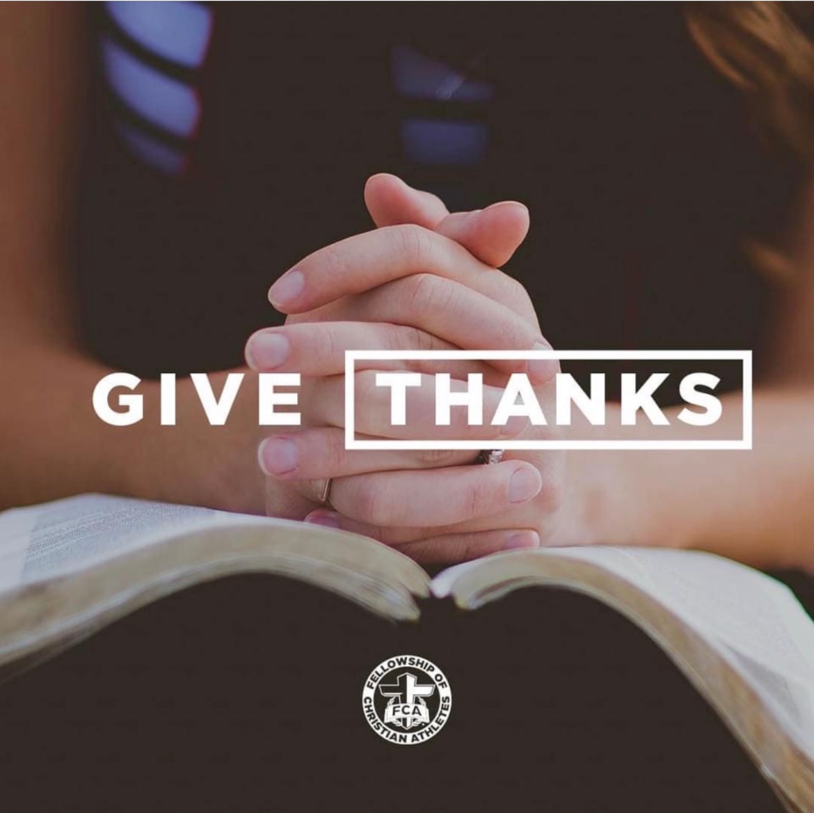 Happy Thanksgiving from Buffalo FCA! 

“Rejoice always, pray without ceasing, give thanks in all circumstances; for this is the will of God in Christ Jesus for you.”
1 Thessalonians 5:16-18