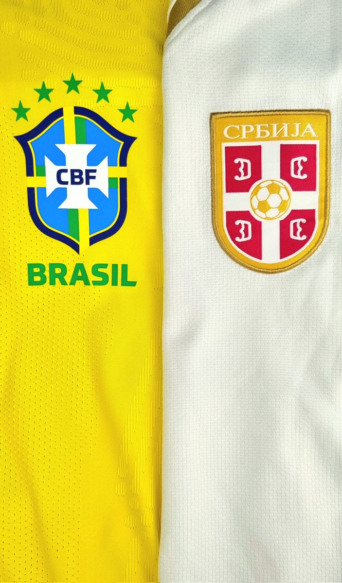 futclassicsbr's tweet photo. Ansiosos para a estreia do Brasil? 🇧🇷🇧🇷

Hoje teremos o confronto entre Brasil x Sérvia, pela fase de grupos da Copa do Mundo 2022

#FIFAWorldCup #SelecaoBrasileira #brasil #Servia #WorldcupQatar2022 https://t.co/TzQ913G376