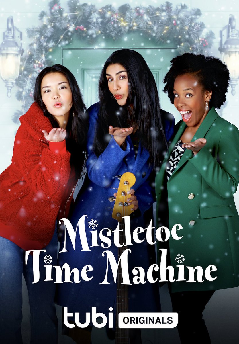 MarVistaEnt's tweet photo. They're going back in time this Christmas! #MistletoeTimeMachine is now streaming on Tubi! https://t.co/wkbNtQ9rXO