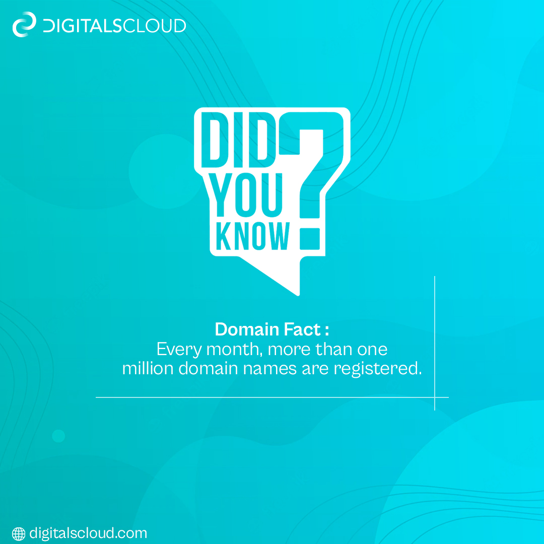 digitalsclouds's tweet image. People are buying domains every day for a variety of reasons. Some people use them for personal websites, while others use them for businesses. If you're thinking about buying a domain, now is the time.
Visit: digitalscloud.com
#DidYouKnow #domainfact #buyingdomain