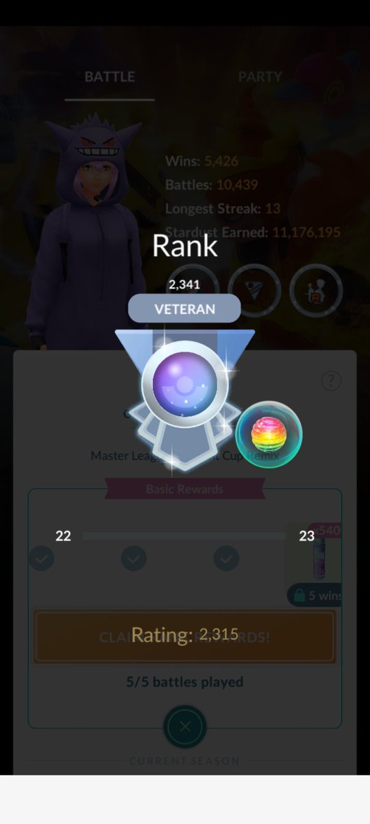 jen_deslauriers's tweet image. 4 1 set to start the day, up 300 points in the past 2 days in element cup !! Trying to get back to the 2500s 🤣🤪 🥊🥳 #PokemonGO #gbl #elementcup #GirlsThatPvP #getrekt