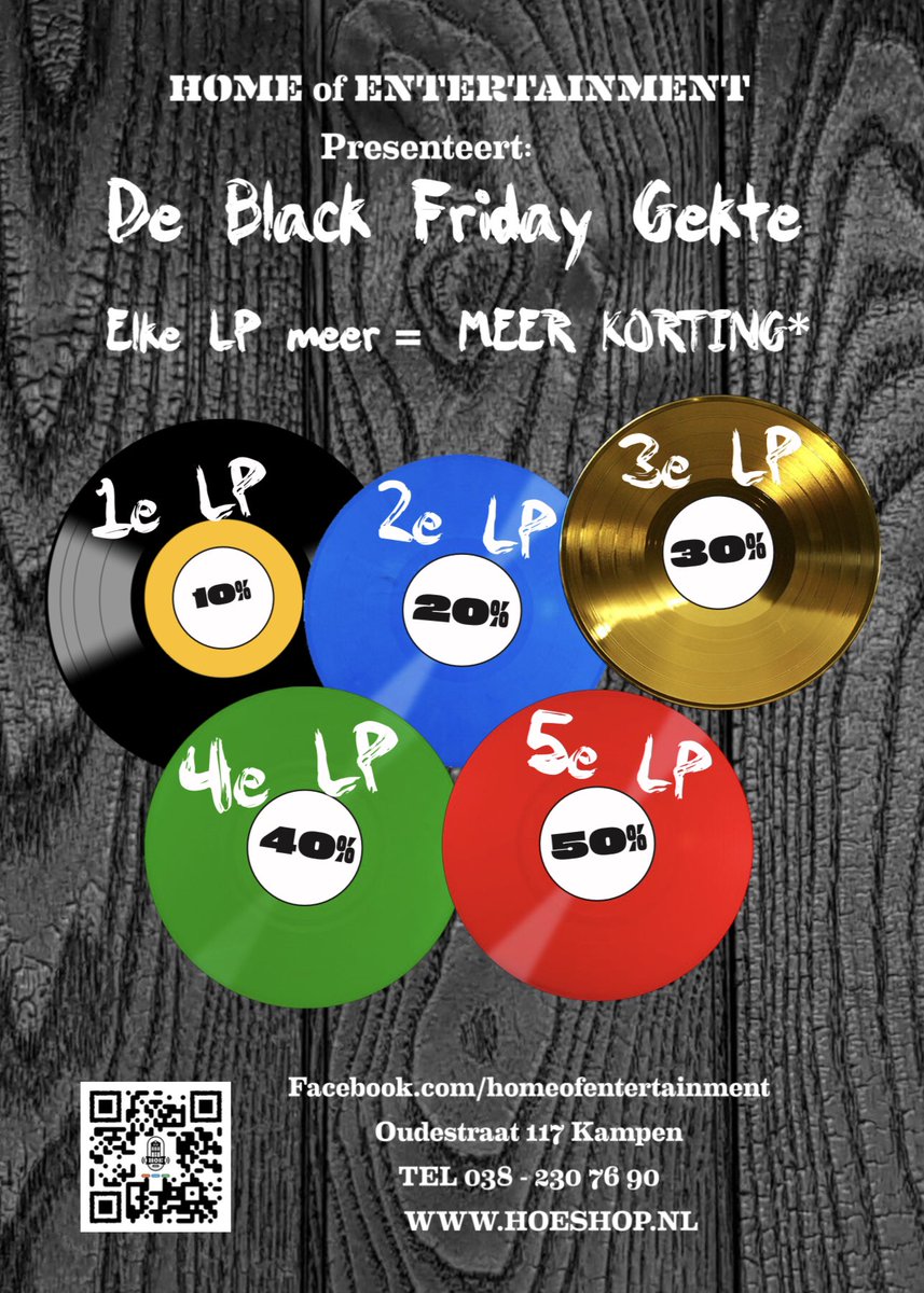 Elke vrijdag is natuurlijk al een feest op zich, met al die fantastische wekelijkse releases, maar deze week hebben we vanaf vrijdag een weekend lang Black Friday! Profiteer van geweldige kortingen op vinyl, tot maar liefst 50%!