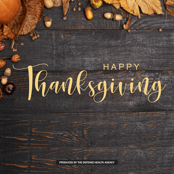 As we gather for the holiday dinner, let's remember and give thanks for the sacrifices that our service members and military families make to ensure our freedom around the world. Happy #Thanksgiving!