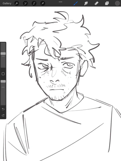 Drawing some Warren this fine evening 