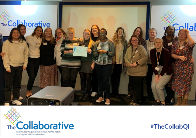 the_collab_QI's tweet photo. A big congratulations to @Southern_NHSFT, who won prizes for 'Most Inspiring World Café' and 'Best Storyboard' at Tuesday's event! @WessexAHSN  #TheCollabQI https://t.co/Duf4xAcaPR
