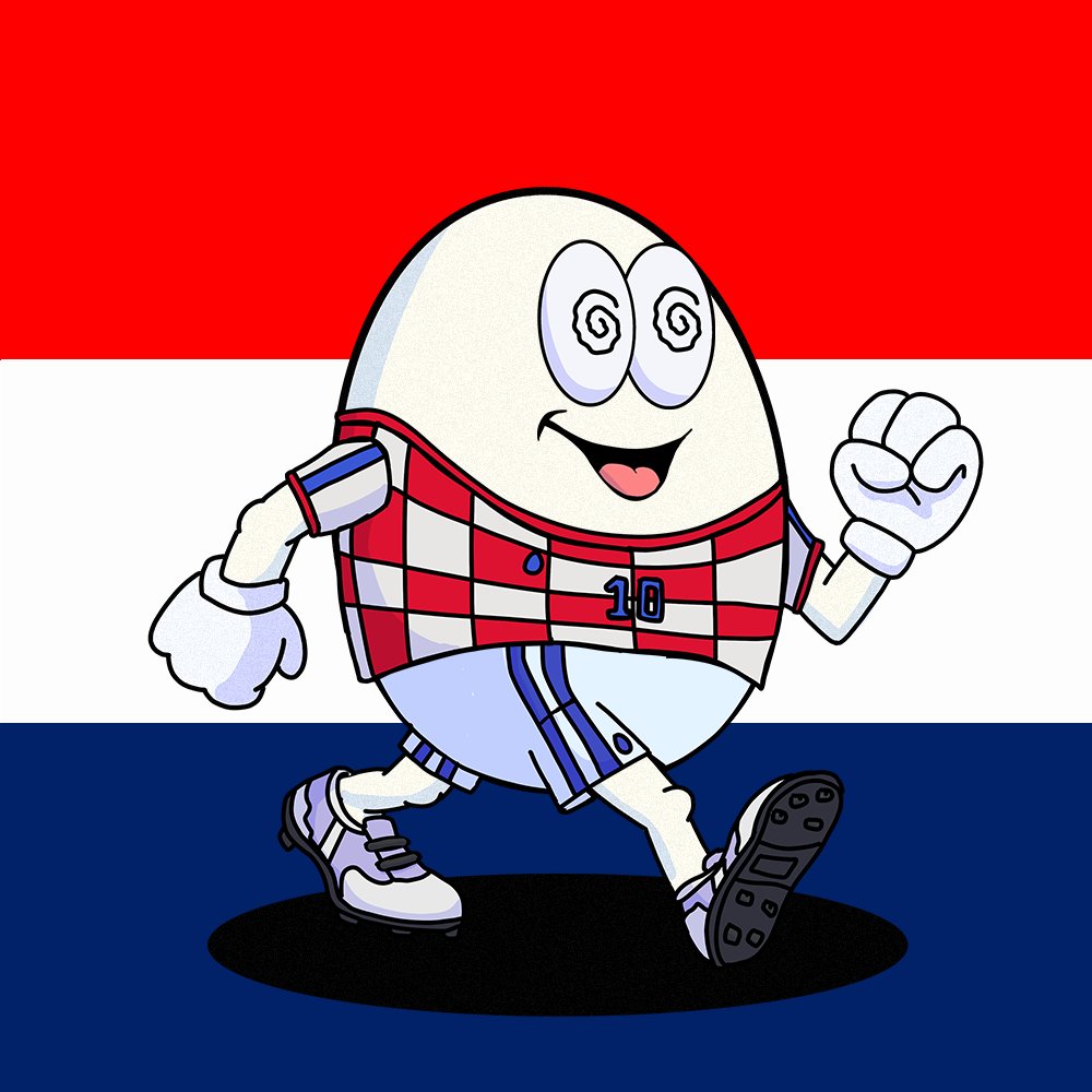 THIRD NATIONAL TEAM!!!!🍳🎴

CROATIA BABY!!!!🔥🇭🇷

#NFTCommunity #NFTCollection #HappyEggs #WorldcupQatar2022