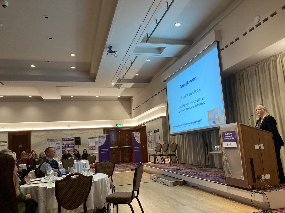 LynyCunningham's tweet photo. A great day spent at the AHP Conference 2022. A great variety of speakers inspiring our practice and team working. #AHANI https://t.co/2ZnaVRPtCJ
