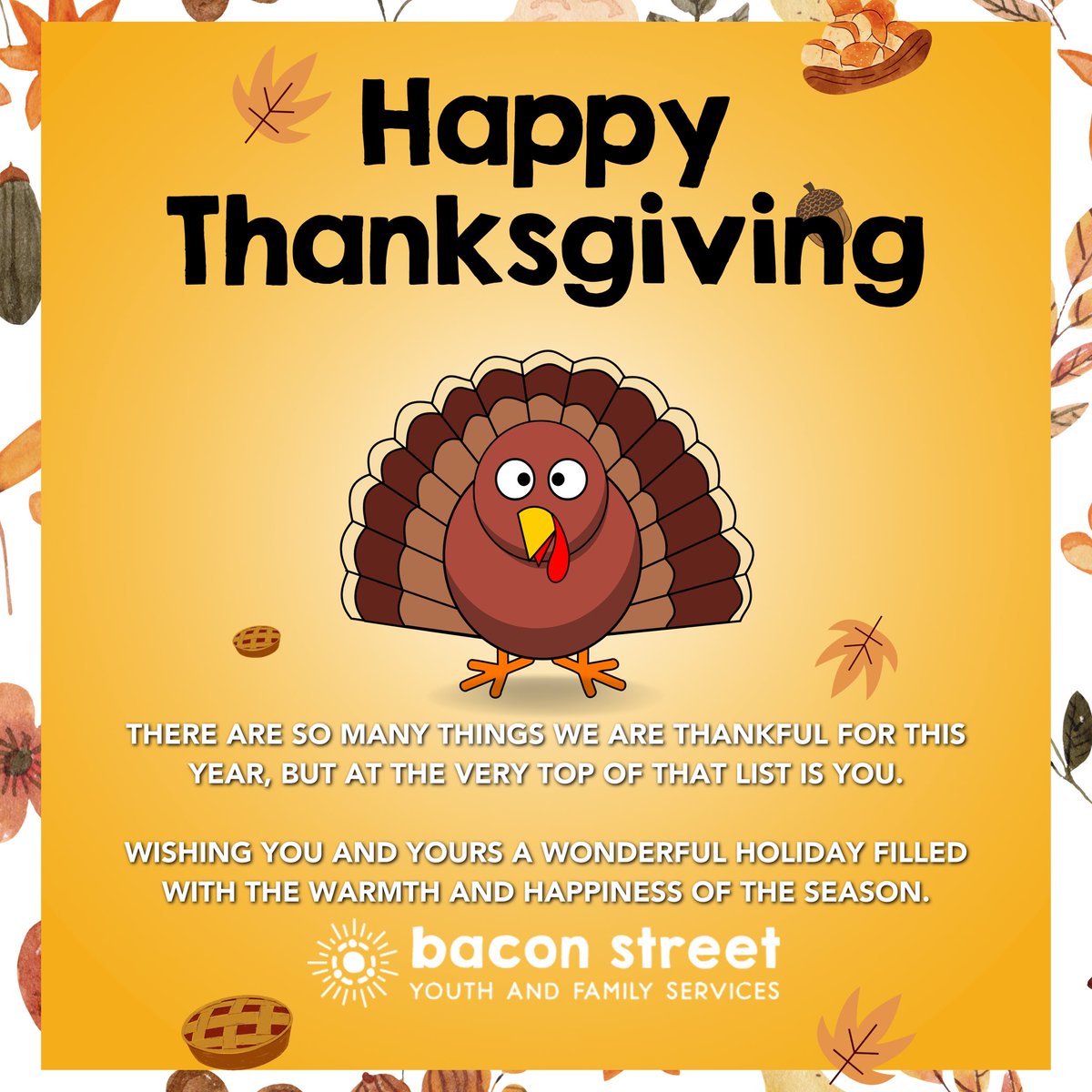 Wishing you and your family a Happy Thanksgiving!