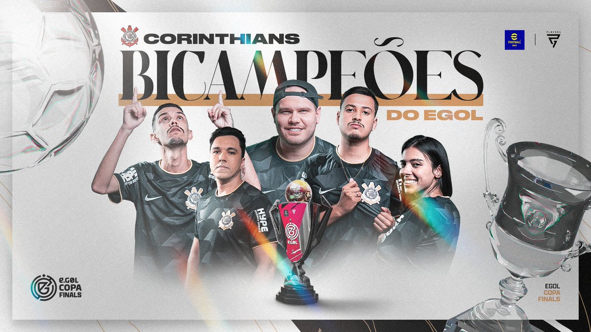 🎶SALVE O CORINTHIANS, O CAMPEÃO DOS CAMPEÕES...

Na última edição do #eGOLFinals, teve o <a href="/corinthians_eft/">Corinthians E-Football</a> levando o bicampeonato depois de vencer o <a href="/flaesports/">Flamengo Esports</a> na grande final.

Parabéns Timão. Te espero aqui em 2023, hein 👀

#FutebolDeCasa | #eGOLFinals | #eFootball