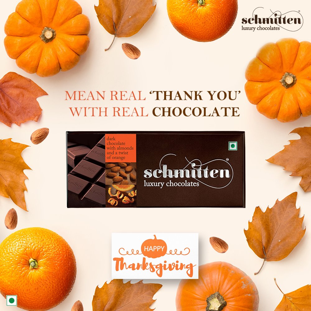 Schmitten_Choco's tweet photo. Thank You' means a lot but with the purity like 'Schmitten'.
#chocolate #purechocolates #realchocolates #SchmittenChocolates #Schmitten #luxurychocolates #chocolatelover #november #surrenderyoursenses #thanks #thanksgiving #thanksgivingdinner #dinnerdessert #dessert https://t.co/UTLBxc789r