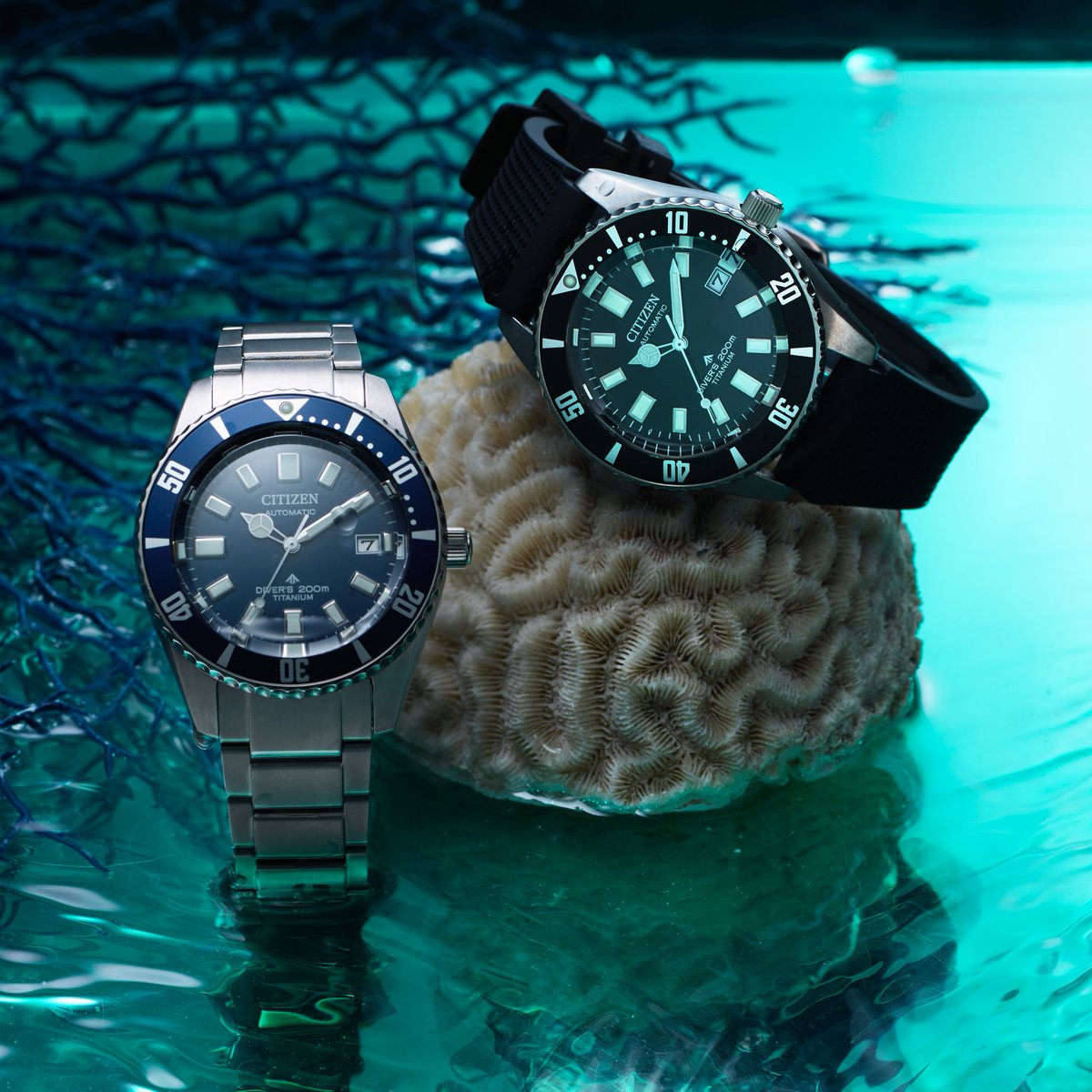 The Promaster Diver Automatics are powered by movement, are water resistant to 200m, and have luminous hands to make them visible in the depths of the sea. 

NB6021-17E &amp; NB6021-68L| £695 &amp; £795 bit.ly/3i978fj

#CitizenWatch #PromasterDiver #DiveWatch #AutomaticWatch