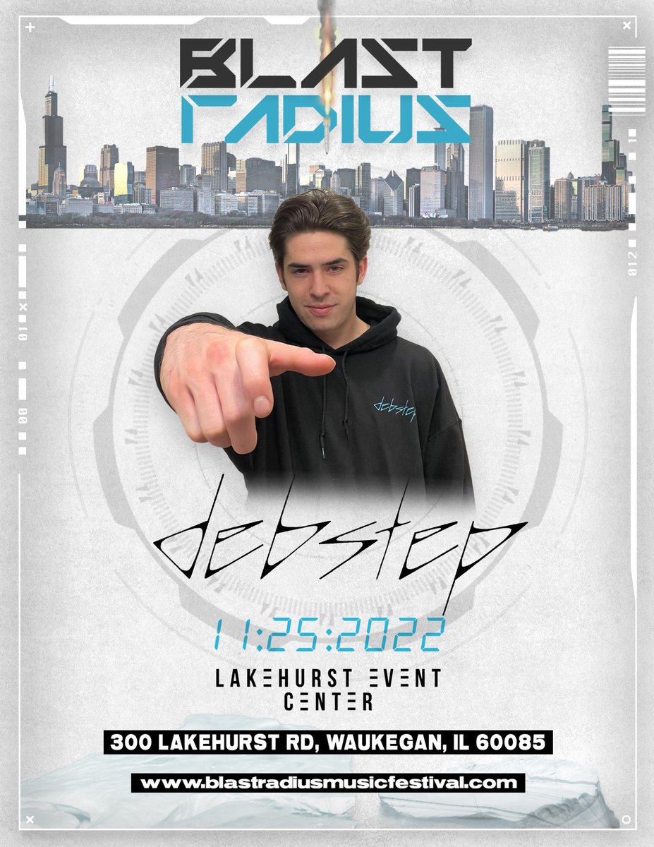 BlastRadiusFest's tweet photo. Catch Debstep, Travis Trip, and Malfunktion (newly added) tomorrow at Blast Radius! https://t.co/imGOdZE21n