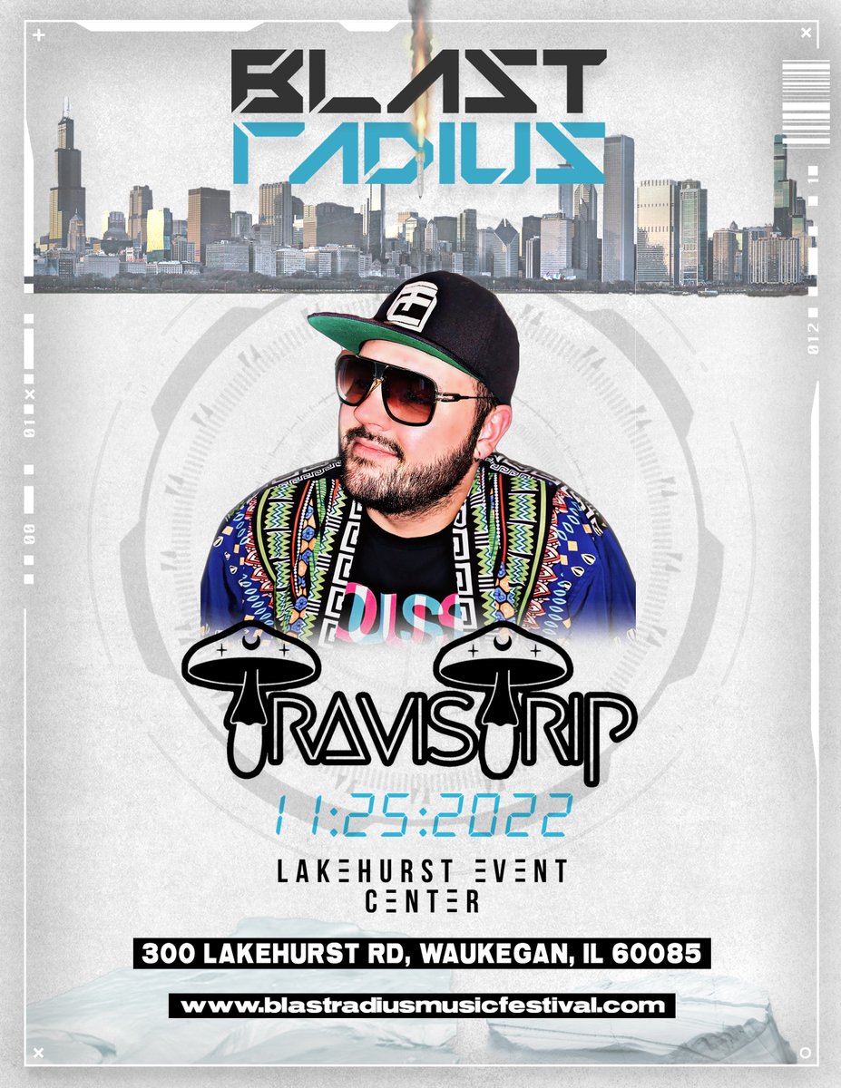 BlastRadiusFest's tweet photo. Catch Debstep, Travis Trip, and Malfunktion (newly added) tomorrow at Blast Radius! https://t.co/imGOdZE21n