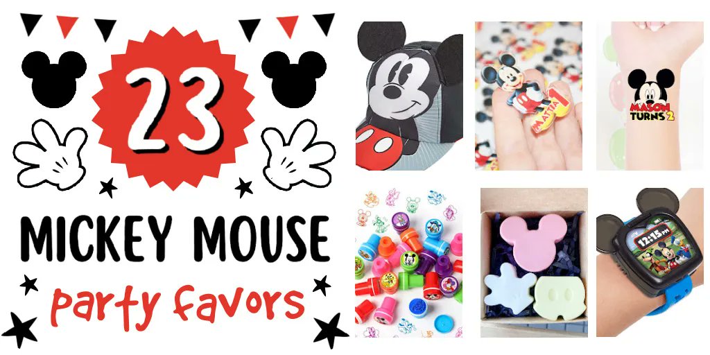 catchmyparty's tweet photo. Be sure to check out all the fun 23 Mickey Mouse party favor ideas we've rounded up for you! https://t.co/AfchOjenQz #catchmyparty #partyideas #mickeymouse #mickeymouseparty #partyfavors #mickeymousepartyfavors https://t.co/iD0vUdBqqI