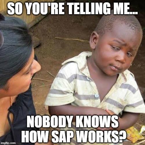 SAPMemes's tweet photo. Is it? π€£ππ #sapmemes #sap #sapmeme #abap #abapisnotdead #sapabap https://t.co/e731BkusTk