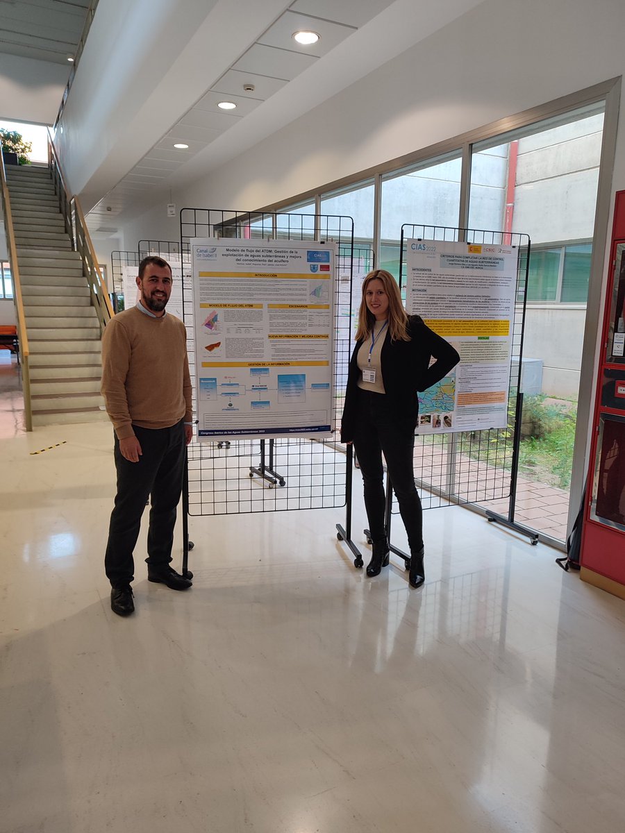 rusiruss's tweet photo. Compartiendo el trabajo del equipo de aguas subterráneas de #CanaldeIsabelI en #CIAS22 #albacete #modelización #atdm @ge_aih https://t.co/oXc2Oz0rz5