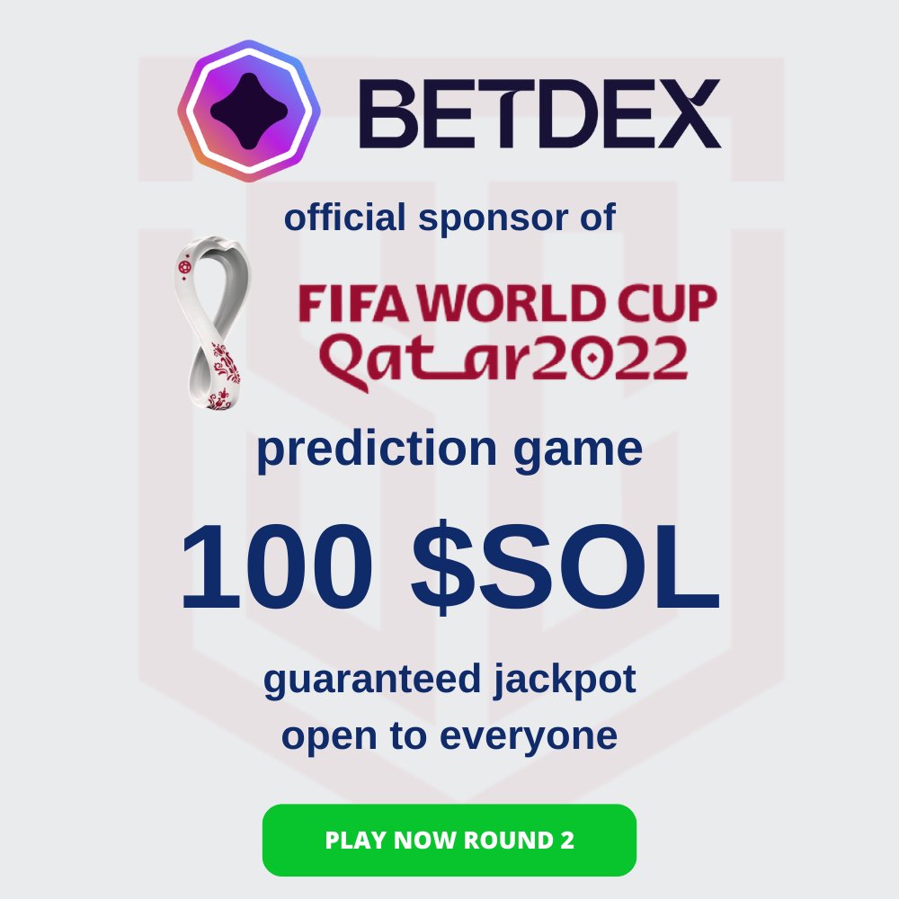 The Sports Club (@thesportsclubio) on Twitter photo Proud to announce a big partnership with <a href="/BetDEXLabs/">BetDEX</a>
โฝ๏ธ๐๐ฒ๐๐๐๐ซ is the official sponsor of the ๐๐๐๐ ๐ช๐ข๐ฅ๐๐ ๐๐จ๐ฃ ๐ฝ๐ฟ๐ฒ๐ฑ๐ถ๐ฐ๐๐ถ๐ผ๐ป ๐ด๐ฎ๐บ๐ฒโฝ๏ธ
๐ฐ๐ญ๐ฌ๐ฌ $๐ฆ๐ข๐ jackpot
๐ค Open to everyone
โฐ Round 2 open until Friday 10am UTC
PLAY NOW ๐
games.thesportsclub.io/tsc Proud to announce a big partnership with <a href="/BetDEXLabs/">BetDEX</a>
โฝ๏ธ๐๐ฒ๐๐๐๐ซ is the official sponsor of the ๐๐๐๐ ๐ช๐ข๐ฅ๐๐ ๐๐จ๐ฃ ๐ฝ๐ฟ๐ฒ๐ฑ๐ถ๐ฐ๐๐ถ๐ผ๐ป ๐ด๐ฎ๐บ๐ฒโฝ๏ธ
๐ฐ๐ญ๐ฌ๐ฌ $๐ฆ๐ข๐ jackpot
๐ค Open to everyone
โฐ Round 2 open until Friday 10am UTC
PLAY NOW ๐
games.thesportsclub.io/tsc