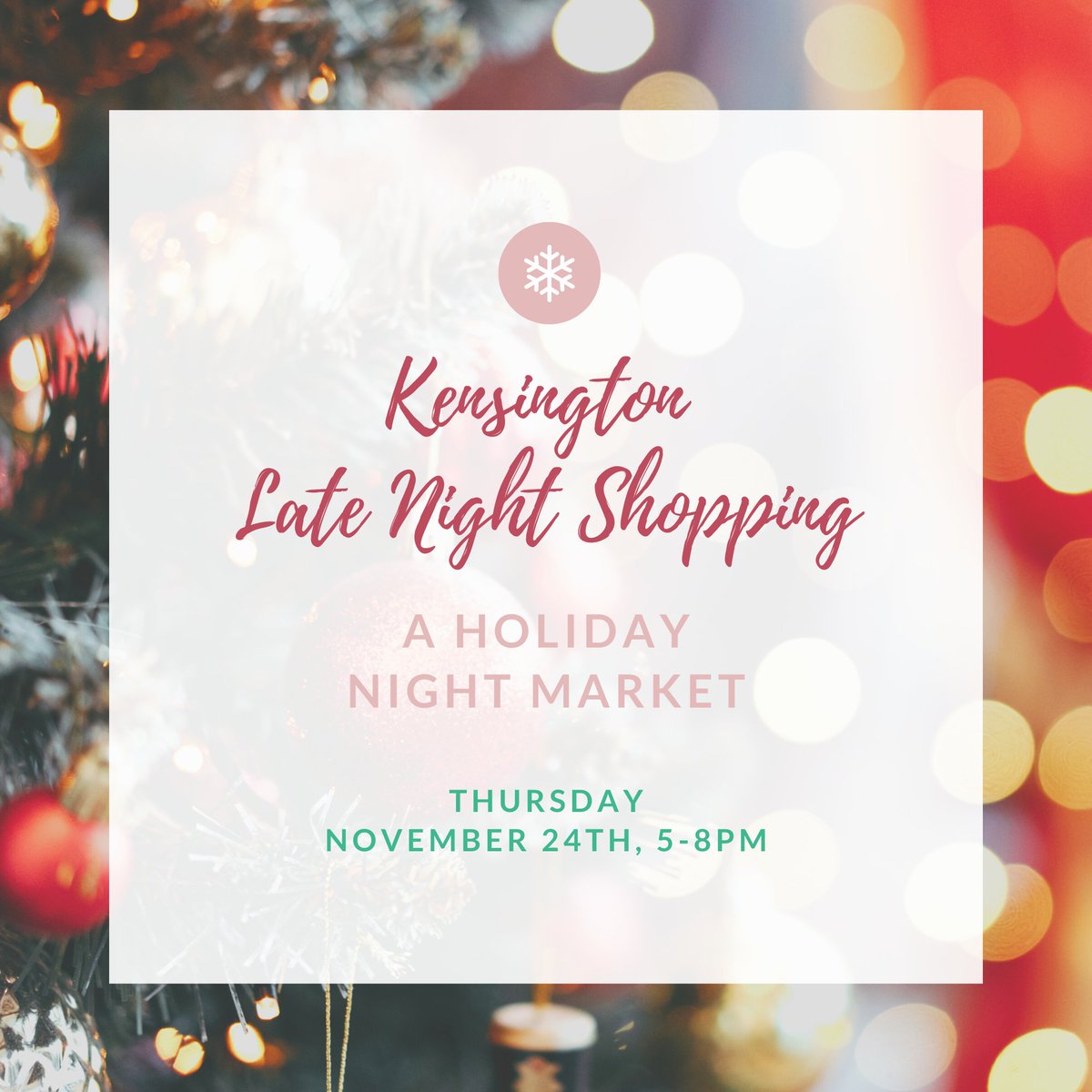 See you tonight #yyc! ☺️ Check out Kensington Calgary for the full list of tonight's exciting programming! Come meet Santa, enjoy some treats, and #supportlocal!

#christmasinkensington #shoplocalyyc #kensingtonyyc #candyshop #christmas2022