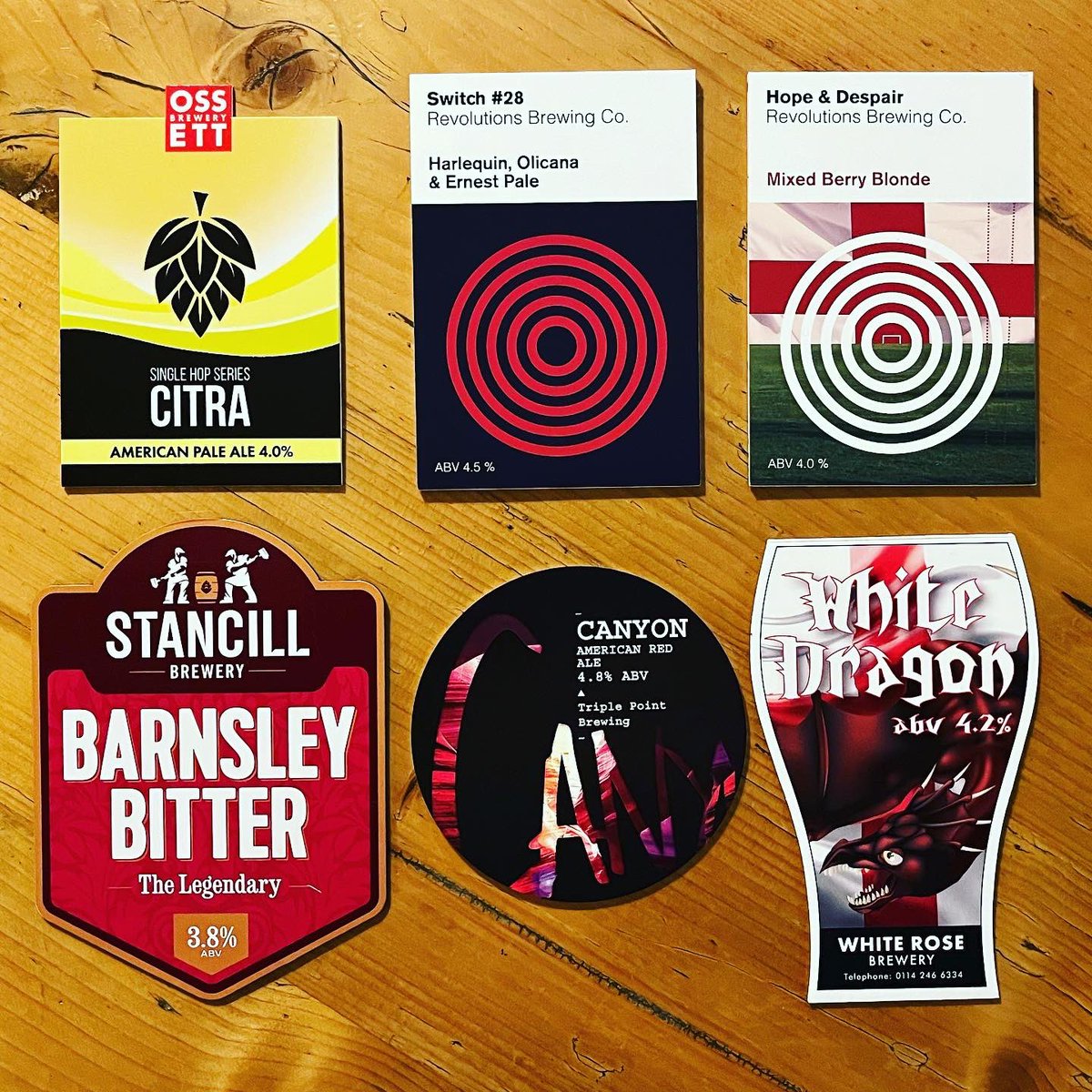 The cask ale lineup…. and the fun starts from 4pm tomorrow 🍻🍻🍻

🍻 24 cask ales
🍻 10 craft keg ales
🍸 Gin &amp; Rum bar
🥂 Wine &amp; Prosecco
🍔 Food
🎙 Live music
🎅 Santa
🤗 And much more!