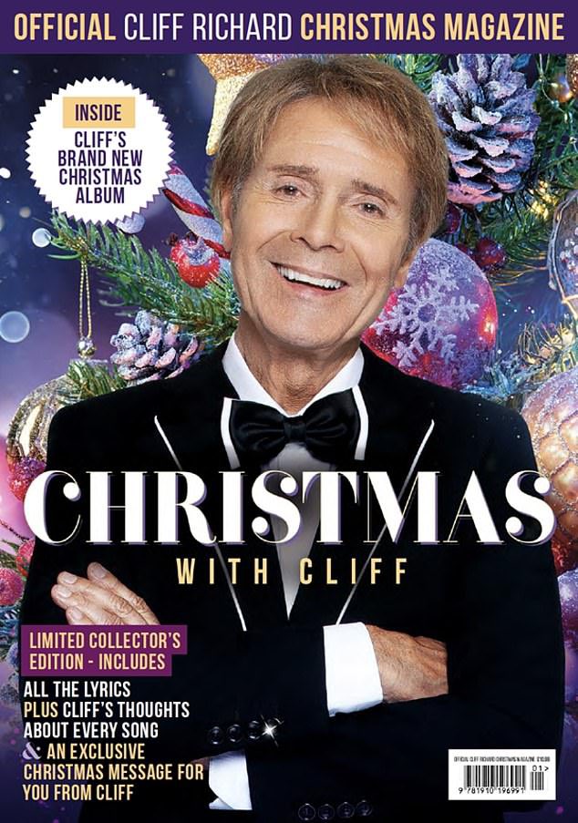 CliffRadio's tweet photo. Featuring the full 13-song CD and a 20-page magazine dedicated to the album and Cliff’s love of Christmas, this unique chart-eligible format brings albums back to supermarket shelves for the first time since they became the have phased out CDs from July 2021 https://t.co/fGi3FoIkwU