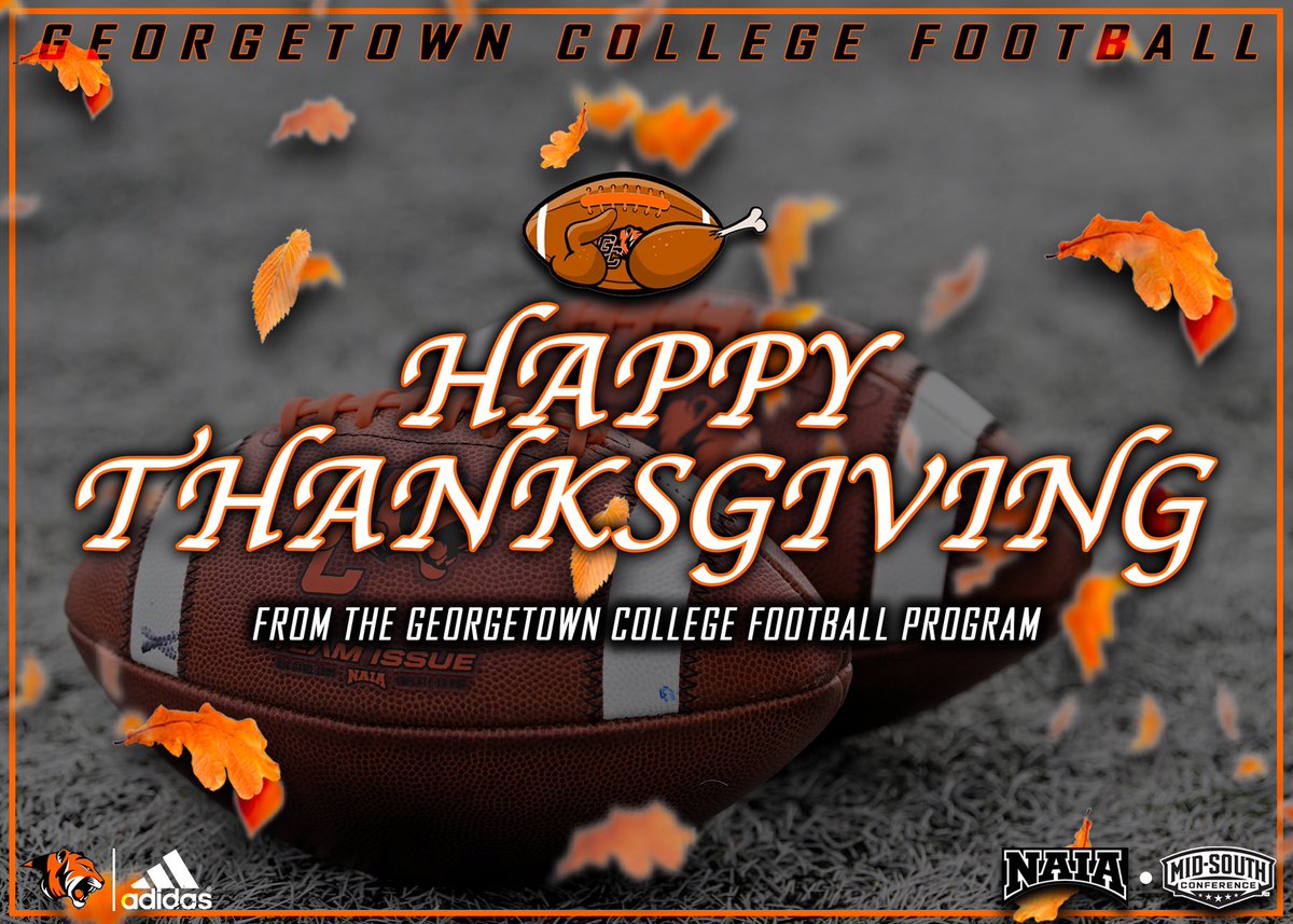 Gtown_Football's tweet photo. 𝐻𝒶𝓅𝓅𝓎 𝒯𝒽𝒶𝓃𝓀𝓈𝑔𝒾𝓋𝒾𝓃𝑔

#TigerPride🐅 | #TheProwl https://t.co/UGFqwGxuIM