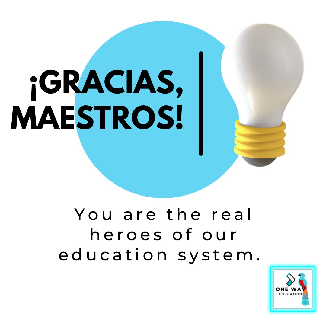 onewayeducati's tweet photo. Gracias, thank you, obrigado, merci, grazie, xièxiè, danke 👏
Maestros, we are very grateful for all the work you do. You are the real heroes of our education system. 📚
Happy Thanksgiving 🍁
#onewayeducation https://t.co/eTEqVHzSsU