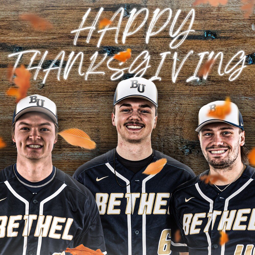 baseball_bethel's tweet image. Have a blessed day Bethel Family! 🦃 🍁