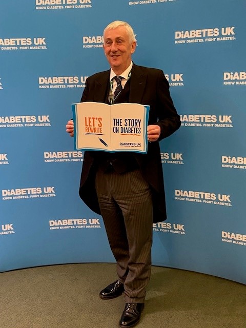 Yesterday, I met the <a href="/DiabetesUK/">Diabetes UK</a> Campaign Champions to find out more about the challenges facing one in 14 people in the UK who live with diabetes. As a type 1 diabetic, I support the need to continually improve diabetes care for all and prevention through further research.