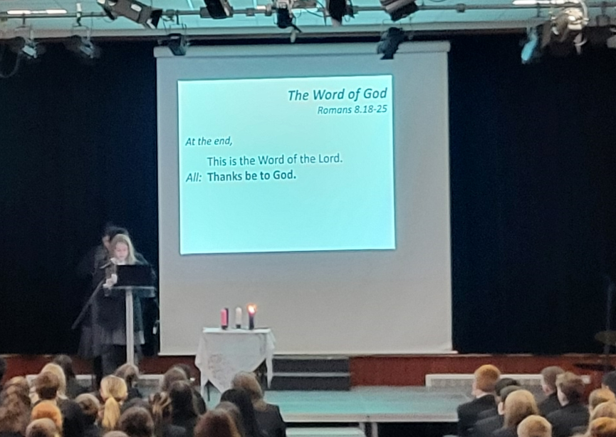 CHS_chaplaincy's tweet photo. Rev Katy is leading our school in Advent worship this week on the theme of hope.  A much-needed message in these uncertain times. https://t.co/Jz6pQasGLi