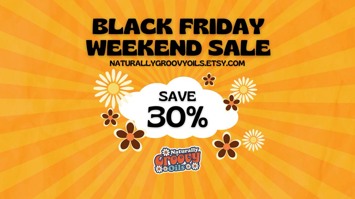 GroovyOils's tweet photo. Happy #Thanksgiving! We are grateful to all our #groovy customers and are offering 30% in savings on all Essential Oil Blends until 11/28 @ 12:00 midnight EST. Only on Etsy. #naturallygroovyoils #essentialoils #thanksgivingsale #blackfridaysale 🦃 https://t.co/ECqAyOzNfo https://t.co/QENF8Vle6C