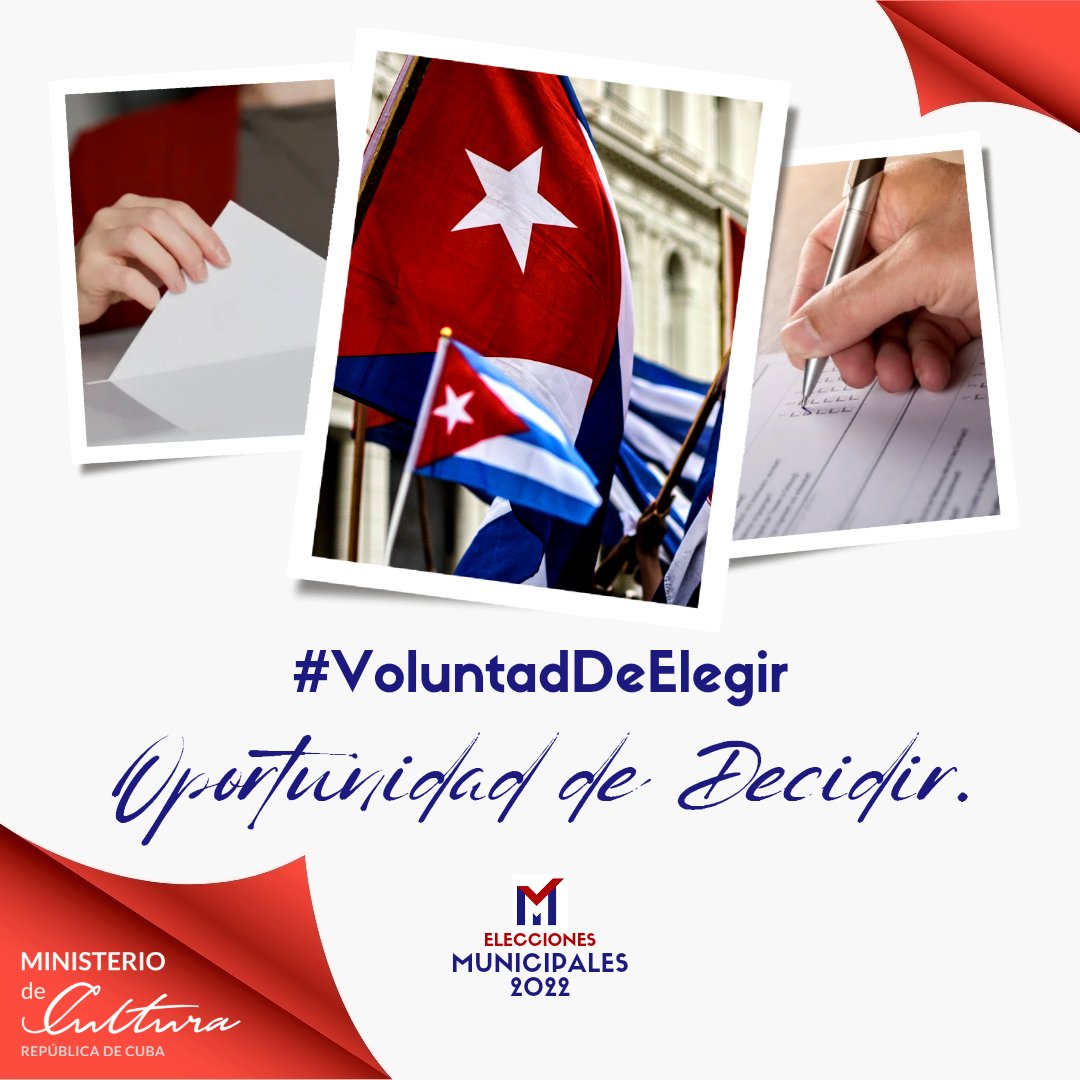 Elegir al mejor y más capaz es la dinámica del proceso electoral cubano, sustentado en la participación popular como expresión del carácter de democracia socialista que lo caracteriza. #VoluntadDeElegir #ElArteDeEnseñarElArte #Cuba