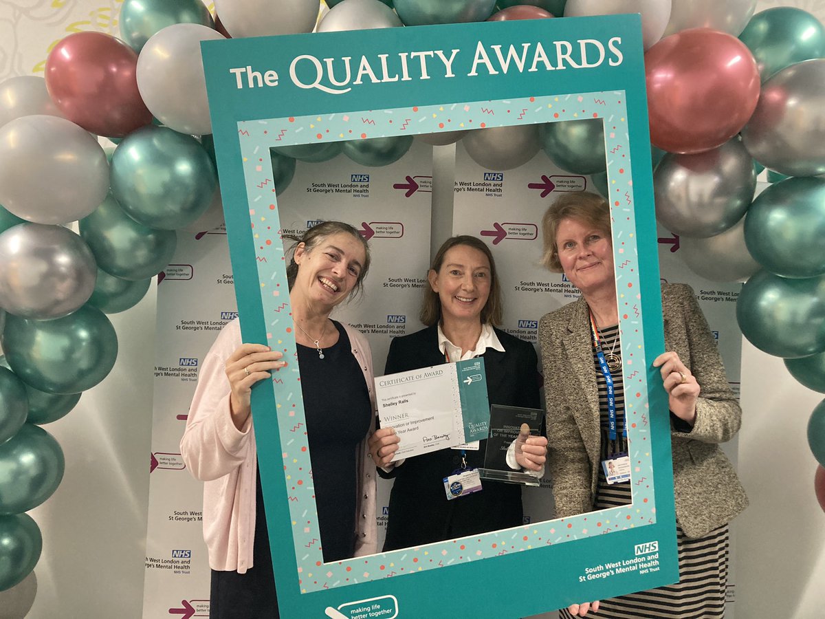 SWLSTG's tweet photo. Congratulations to Shelley, Lead Occupational Therapist, for winning our Innovation &amp; Improvement of the Year Award!  Shelley was nominated for all her hard work on a new policy she developed to support staff.  Well done and thank you Shelley 👏  #QualityAwards https://t.co/Y7b1XWyiEJ