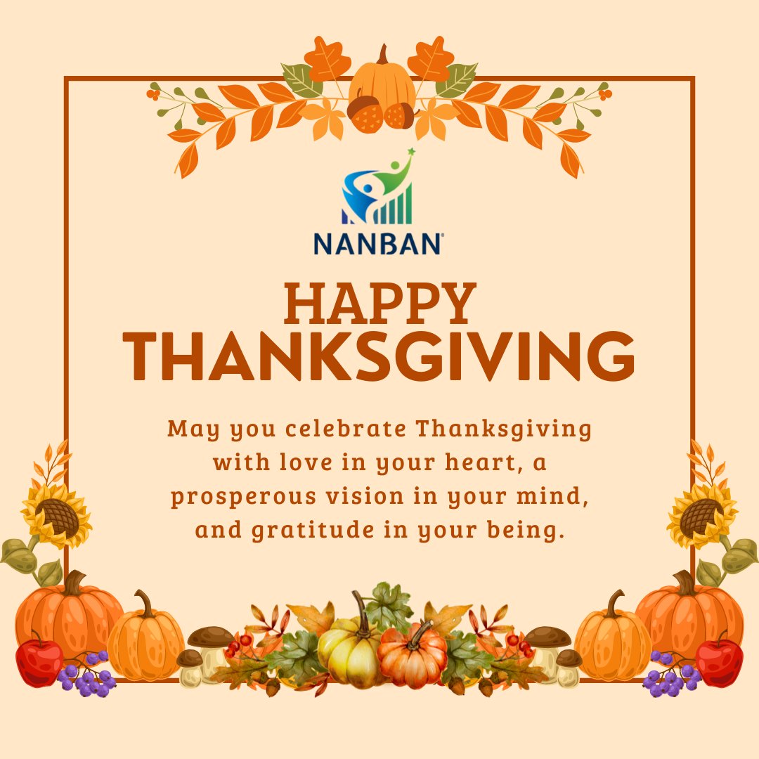 nanban_group's tweet photo. Nanban Group wishes you a very Happy Thanksgiving!  May your Thanksgiving bring you abundance and joy. We wish you a harvest of blessings, excellent health, and happy times.
#thanksgiving #food #holiday #family #friends #love #celebrate #thankful #blessed #nanban #prosperity https://t.co/jcwEqXmjV5