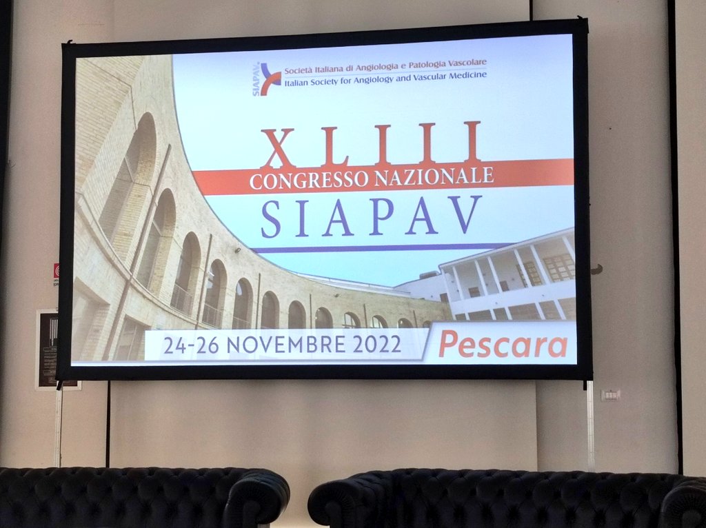 FedericaFogacci's tweet photo. Pics from #Pescara 📸, dove, in occasione del Congresso Nazionale #SIAPAV @SIAPAV_angio , ho parlato di "#Nutraceutica e benefici cardiovascolari: dalla fisiopatologia alle linee guida" 🫀
#angiologia #SIAPAV2022 https://t.co/W7zytY1Q8r