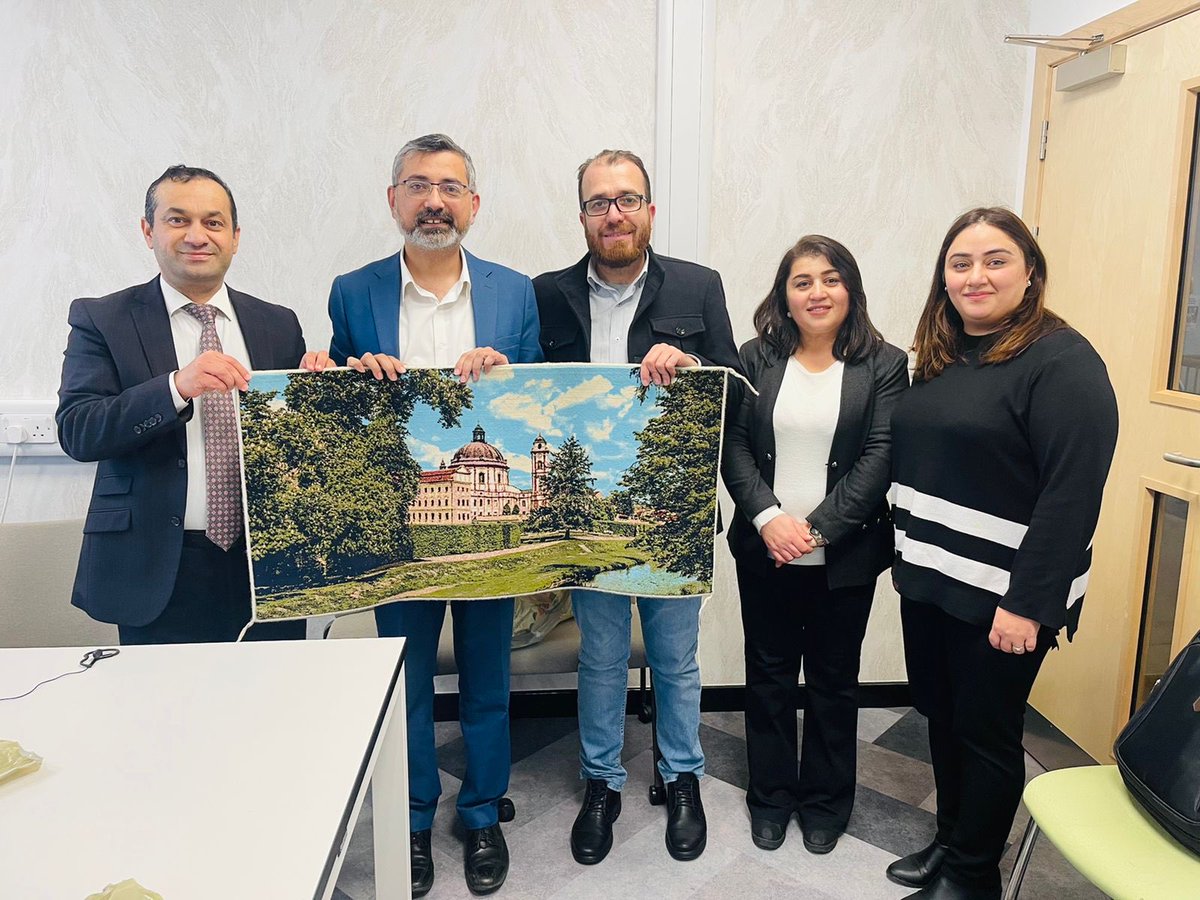 We are very pleased to welcome visiting academics from UoD, Iraq in collaboration with Mike Osborne ⁦<a href="/UofGEducation/">School of Education</a>⁩ ⁦<a href="/Prof_M_A_Imran/">Muhammad Ali Imran</a>⁩ ⁦<a href="/qammera/">Qammer H. Abbasi, CEng, FEAI, FIET, FRSE</a>⁩
