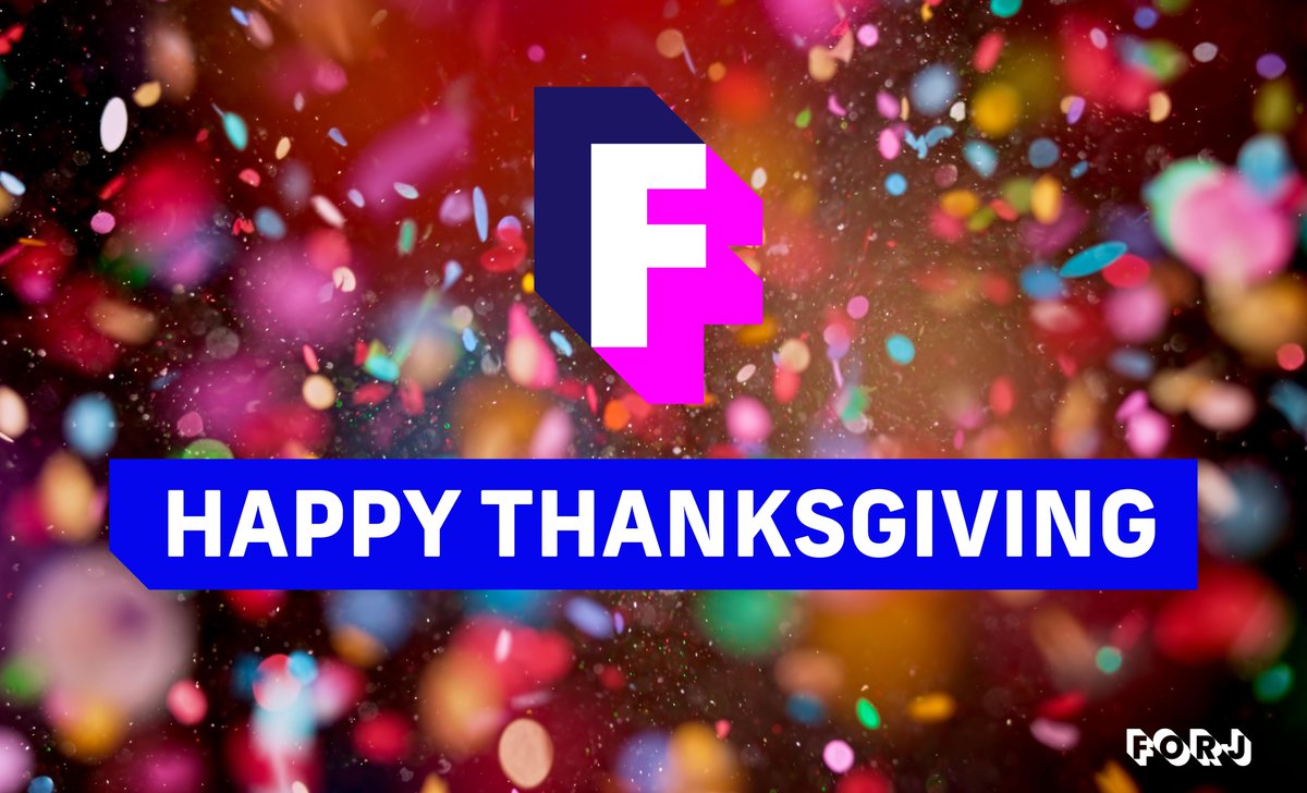ForjOfficial's tweet image. ✨ The team at #Forj would like to wish you a happy and safe #Thanksgiving! 🍗🥳