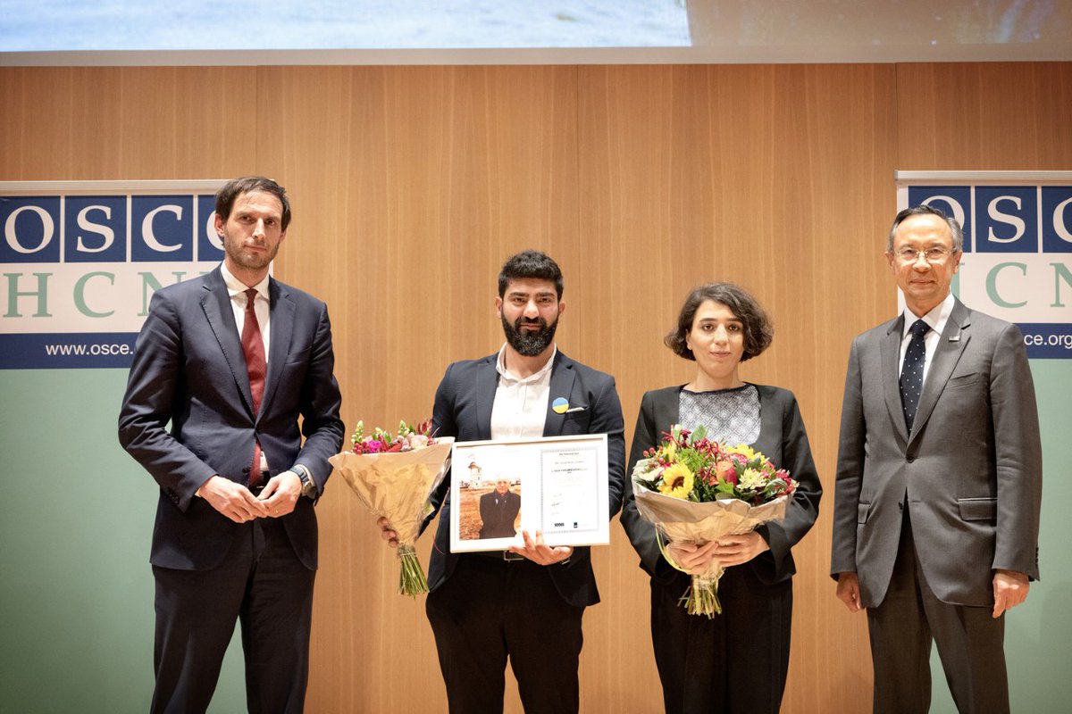 Civil society is essential to bridging the gap between the ideal and the practical reality of human rights.

The <a href="/SjcCenter/">Social Justice Center</a> demonstrates this every day, by improving human rights and social justice in Georgia. Honoured to present them with the 2022 Max van der Stoel Award. 1/2