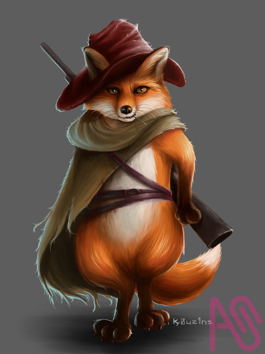 Fox Outlaw medibang.com/picture/az2211… #ARTstreet #MediBang #digital #fox