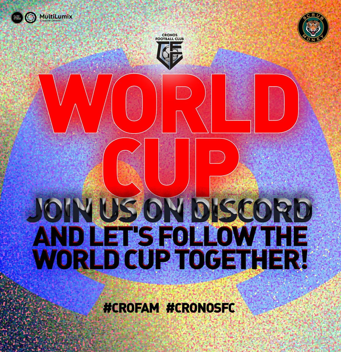 Cronos__FC's tweet photo. Teammates!
The first week of World Cup is almost over, come join our Discord and let's follow the games together!
https://t.co/TxvyPYCpUE
#WorldcupQatar2022 #CronosFC #crofam #FFTB https://t.co/UHXZvA5t7N