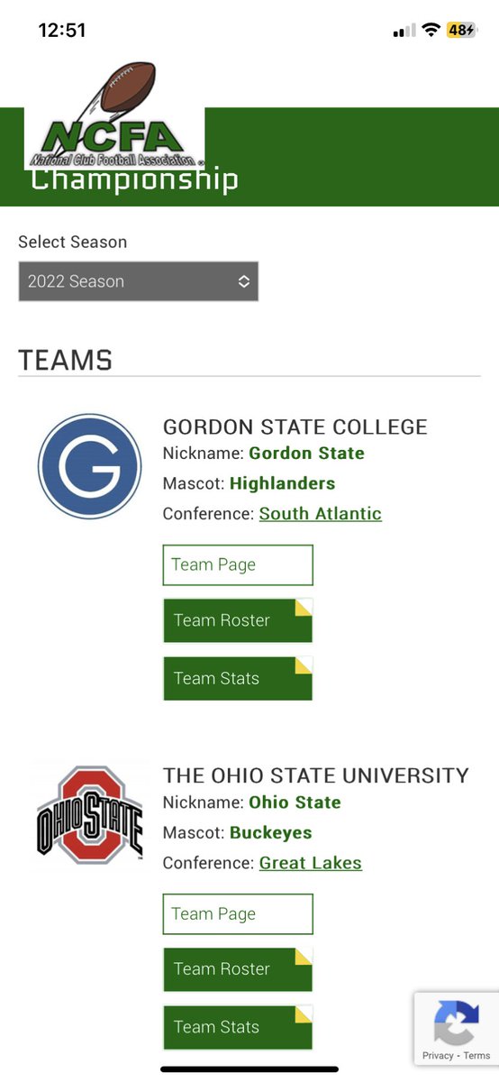 So excited to be playing for the NCFA National Championship December 3, 2022. GSC stand up! 2022 season highlights hudl.com/v/2JQ7q2