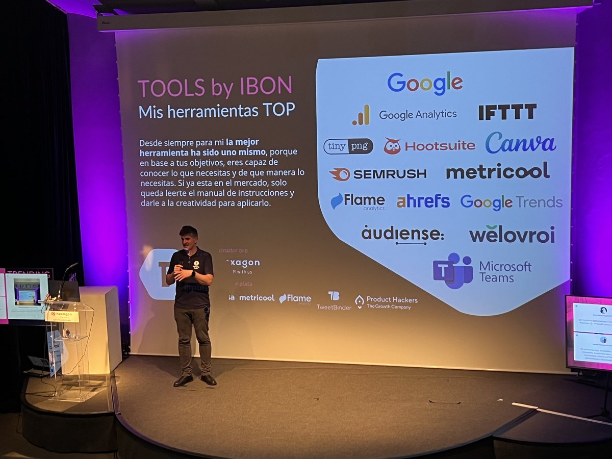 Historias de la organización de #TTools22 

Right now <a href="/ibonberra/">Ibon Berra</a> regalándonos un repaso de sus herramientas básicas de uso diario.