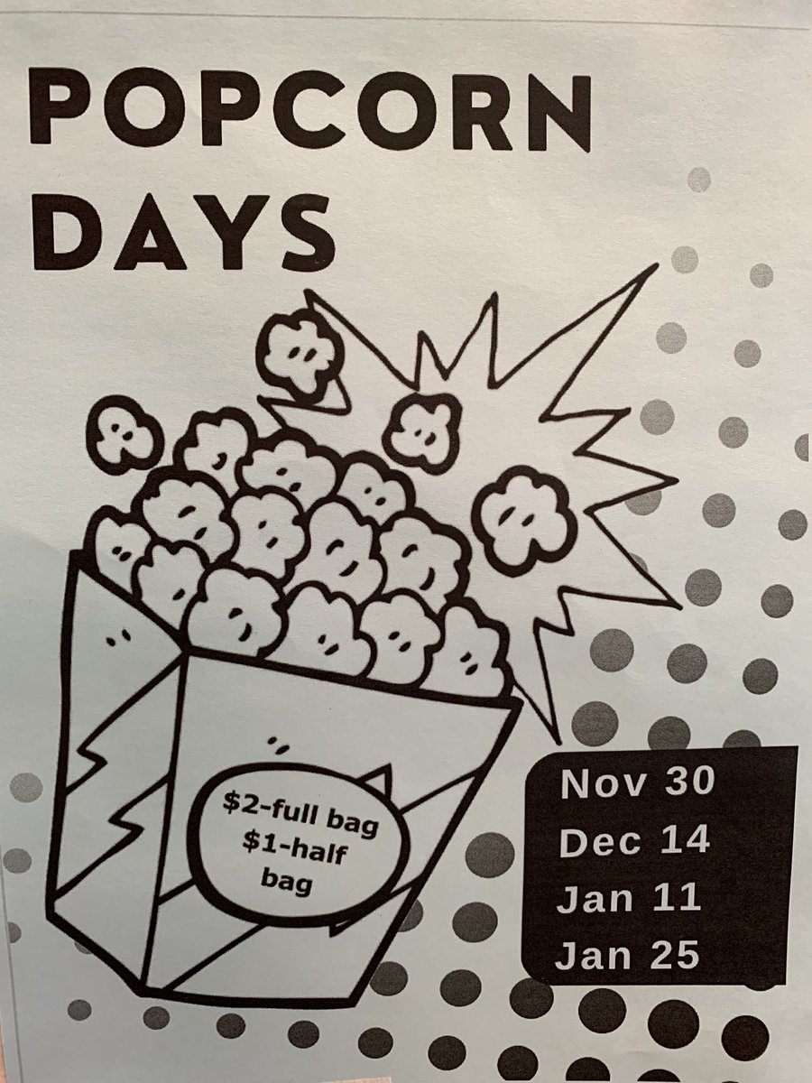 Yummy, yummy popcorn days <a href="/TdsbKeele/">TDSB_Keele</a>