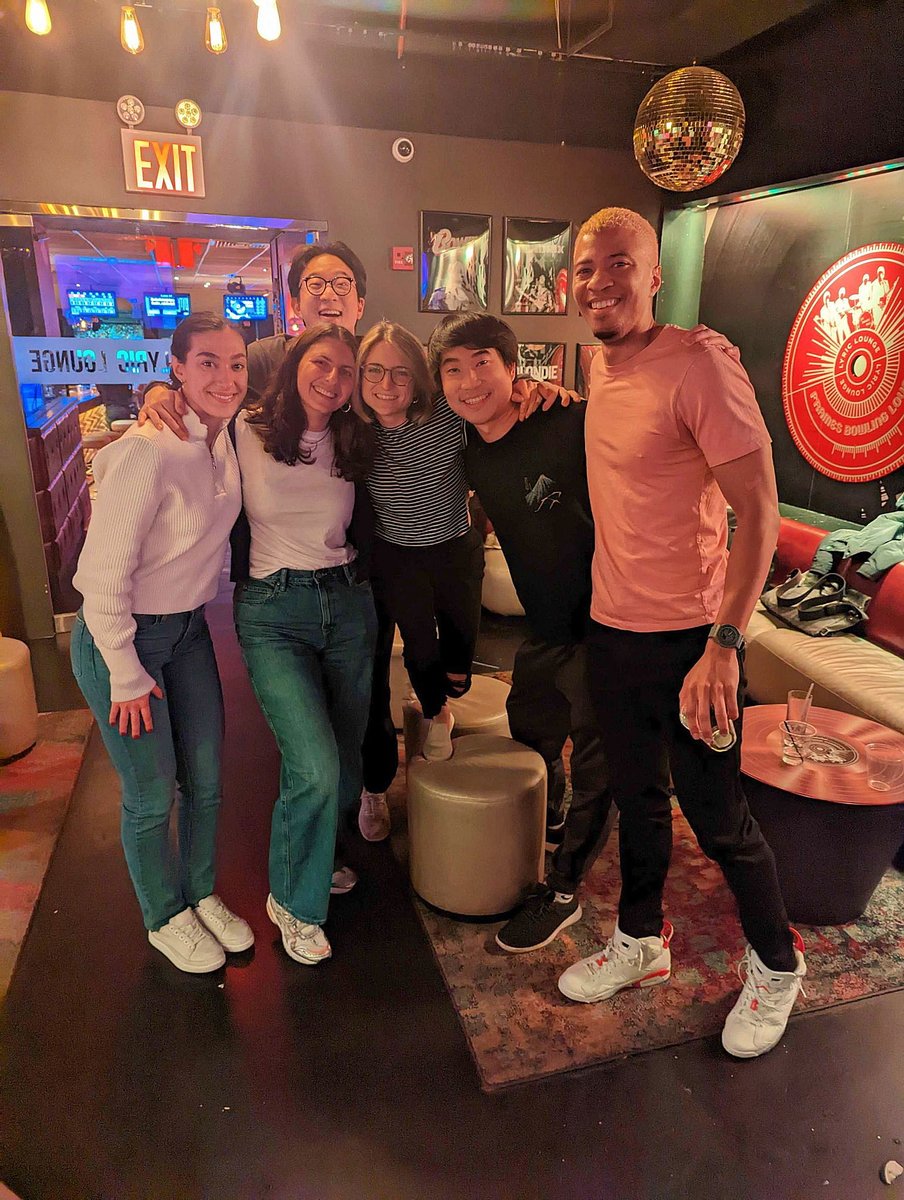 Digi_Kyle's tweet image. Last week, the customer organization team had their quarterly onsite meeting. The team focused on driving and measuring customer success and value, acquisition marketing, &amp;amp; the death of the cookie. They closed out the night with bowling and karaoke!

#employeeculture #LifeAtAIQ