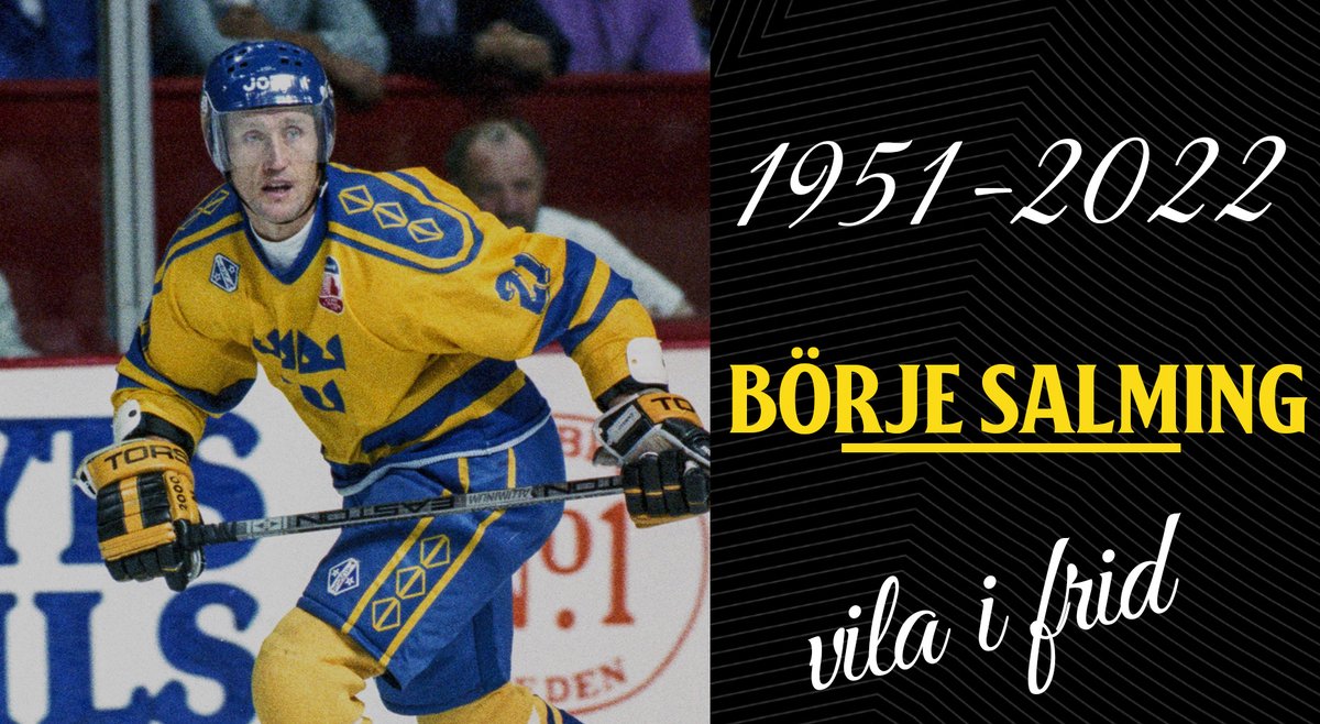 AIK Hockey har sorg efter att ha nåtts av beskedet att Börje Salming avlidit. AIK Hockeys tankar går till alla Börjes anhöriga och vänner.