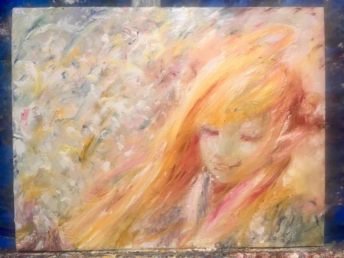 春想う途中経過 #みかじ絵  