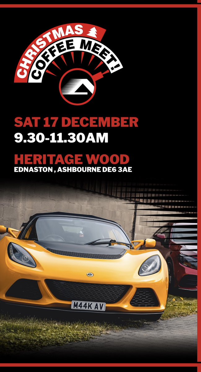 Before you put your pride and joy away for winter, let’s get together and enjoy a coffee, mince pie &amp; motors! Professional photography and video included on the day, book your tickets with the link below 🎄🎟️ ✅

eventbrite.co.uk/e/christmas-co…
